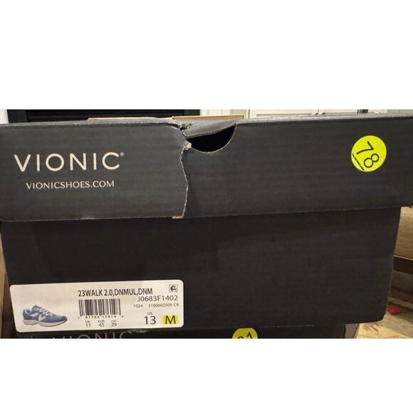 VIONIC 23Walk 2.0 Walking Shoes Size US 13 M / Eur 45 New in Box MSRP $140 SOO - Picture 5 of 5